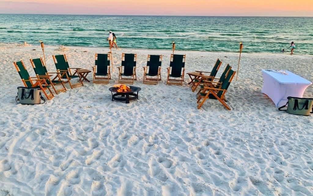 Willa The Birdhouse In Luxury Watercolor Brand New 6 Seat Golf Cart Santa Rosa Beach Zewnętrze zdjęcie